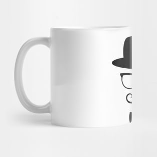 Retro gentleman with eyeglasses Mug